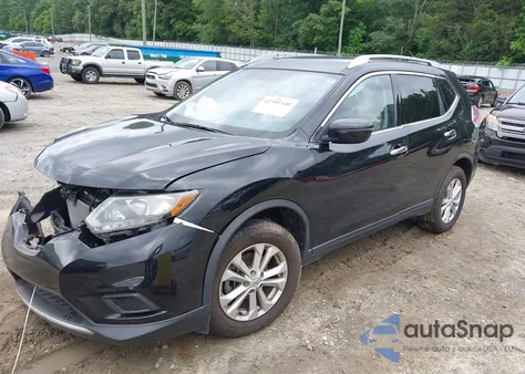 2016 Nissan Rogue Sv из США, поврежденный, VIN KNMAT2MT9GP686066